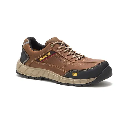 CATERPILLAR_SAFETY_STREAMLINE_COMPOSITE_TOE_LEATHER_DARK_BEIGE_GAMBAR-2